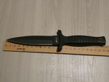 Ніж Кинжал з фіксованим клинком MTech USA MT-206BK Black 23 см,чобітний ніж з чехлом, фото №8