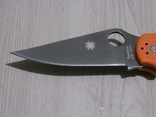 Нож складной Spyderco Para Military 2 G-10 Orange хорошая реплика, фото №3
