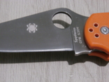Нож складной Spyderco Para Military 2 G-10 Orange хорошая реплика, numer zdjęcia 4