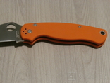 Нож складной Spyderco Para Military 2 G-10 Orange хорошая реплика, photo number 5