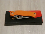 Нож складной Spyderco Para Military 2 G-10 Orange хорошая реплика, photo number 11