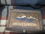 Велика шкіряна чоловіча куртка GRUNO LIMITED. 66р. Лот 1114, фото №5