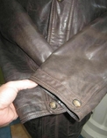 Велика шкіряна чоловіча куртка GRUNO LIMITED. 66р. Лот 1114, фото №7