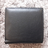 Женский черный кожаный кошелек DR. BOND WN-3 black, фото №6