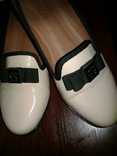Шкіряні лакові туфлі (беж) р 37 - 37,5, photo number 2