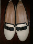 Шкіряні лакові туфлі (беж) р 37 - 37,5, photo number 4