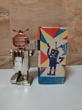 Робот нова заводна іграшка в коробці з ключем 15,5см - 2, фото №7