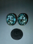 Сережки з блакитними камінням, photo number 4