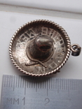 Сомбреро (мексиканская шляпа) - подвеска-брошь. Серебро 925, фото №7