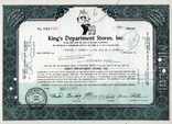 США. 1961 год. King's Department Stores, Inc., фото №2