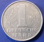 ГДР 1 марка 1963, фото №2