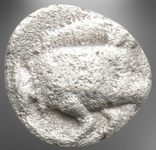 Гемиобол Mysia Kyzikos 450-400 гг до н.э. (52.6), фото №3