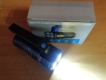 Ліхтарик акумуляторний фонарик два режима micro USB, фото №4