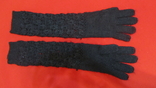 Длинные,вязанные перчатки, фото №4