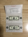 2 доллара США серия 2009 года 2014 в номере буклет, фото №3