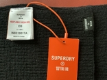 Стильный чёрный шарф Superdry, фото №5