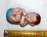 Альфонсо Луккезі Вінтажна мініатюрна лялька Фаро Італія, фото №5
