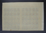 20 коп. 26 выпуск 1917 г. Пол листа 50 марок Поле. Без наклеек и их следов., фото №4