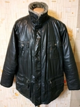 Куртка демісезонна чоловіча BUGATTI екошкіра(напилення) р-р 60, photo number 3