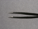Пинцет радиотехнический,антимагнитный,прямой,острый.Ультратонкий пинцет из стали ESD-16, фото №3