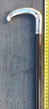 Тростина довжиною 90 см, срібляста ручка, Франція, стиль модерн, фото №4