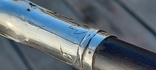 Тростина довжиною 90 см, срібляста ручка, Франція, стиль модерн, фото №12