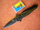 Нож выкидной Black Pike бита клипса с чехлом, фото №5
