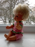 Вінтажна лялька кукла рухома міміка плаче, фото №3