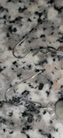 Серьги серебро с натуральным кварцевым кошачьим глазом без клейма, фото №7