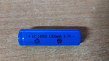 Акумулятор Balog 14500 1300 mAh Li-ion 3.7V тип AA, фото №3