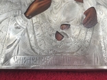 Икона Богородица Смоленская серебро, фото №3