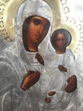 Икона Богородица Смоленская серебро, фото №6