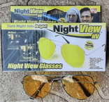 Окуляри антифари для нічного водіння антивідблискові авіатори HLV Night View Glasses, фото №2
