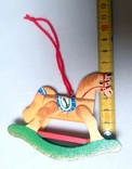 Крісло-гойдалка для коней Новорічна ялинка Іграшкова ялинка Картина Німеччина, фото №8
