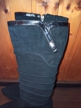 Жіночі зимові замшеві чоботи на підборах ТМ Billiani, р.38, фото №5