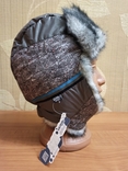 Нова зимова шапка-ушанка ТМ Дембохаус (Тадей), розмір 54, photo number 3