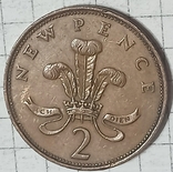 Великобритания 2 пенса 1971, фото №3