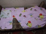 Комплект дитячої постільної білизни (для кроватки) новий, фото №3