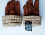 Оригинальные перчатки женские кожаные шерстяные фирмы Н.М. р.S/M, фото №2