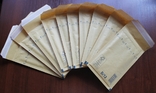Бандерольные конверты В/12 (14х22 см. по наружи) 50 шт, фото №2