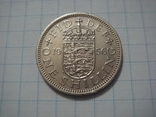Великобритания 1 шиллинг 1956 "Английский герб", фото №2