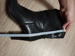 Жіночи шкіряні чоботи (сапоги) 37 розмір, б/в, photo number 9