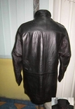Велика шкіряна чоловіча куртка ECHT LEDER. Німеччина. 60р. Лот 1122, фото №5