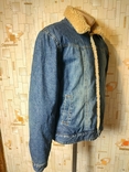 Куртка джинсова чоловіча на хутрі PARTE A PARTE коттон p-p М, фото №3