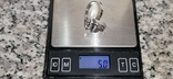 Кольцо скань серебро с турмалинами без клейма, фото №9