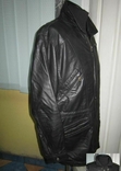 Утеплена шкіряна чоловіча куртка YORN LEATHER. Німеччина. 60р. Лот 1125, фото №5
