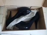 Жіночі стильні замшеві туфлі Grado чорні 36 р, фото №10
