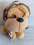 Мягкая игрушка сабака песель собакин в шапке с шарфом, фото №3
