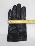 Рукавиці жіночі шкіряні чорні розмір S /M, фото №6