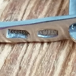 Серьги серебро на английской застежке, фото №5